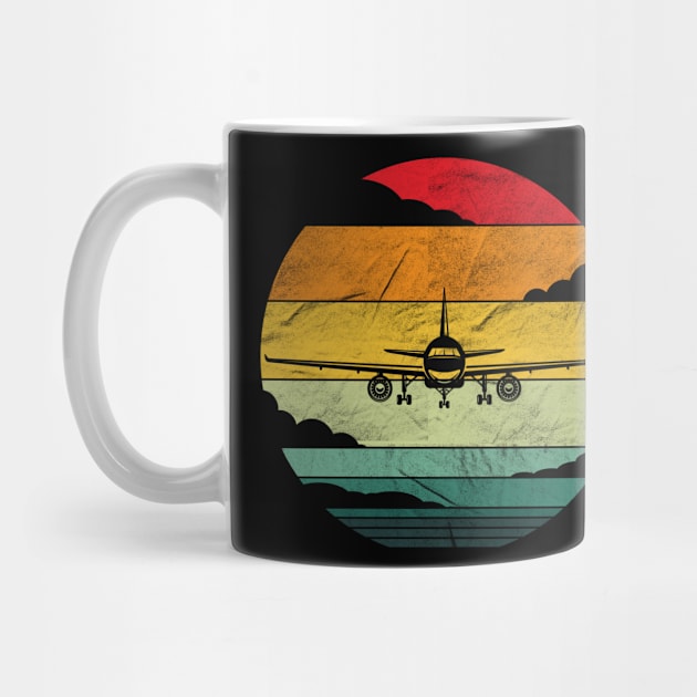 Retro Vintage Airplane Design, Pilot by hibahouari1@outlook.com